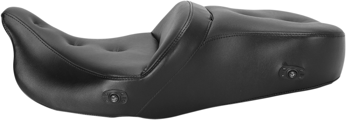 Pillow Top Roadsofa™ Seat - Heated - Black - \'08-\'23 FLH/FLT 2008 - 2023
