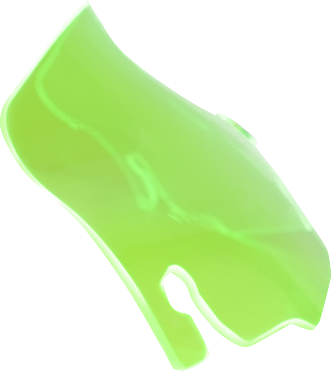 Kolor Flare™ Windshield - 3-1/2\" - Green Ice - FLR 1996 - 2013