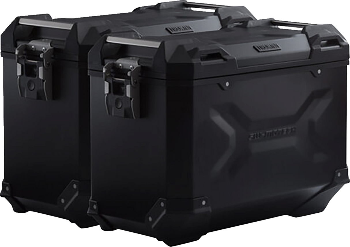 TRAX ADV Aluminum Case System - Black - Honda NC750 \'16-\'20 2016 - 2020