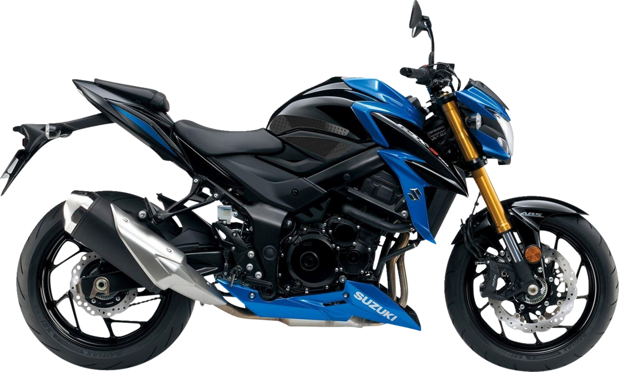 Traction Pad Tank Grips - Volcano - Black - GSX-S 750/Z 2018 - 2023