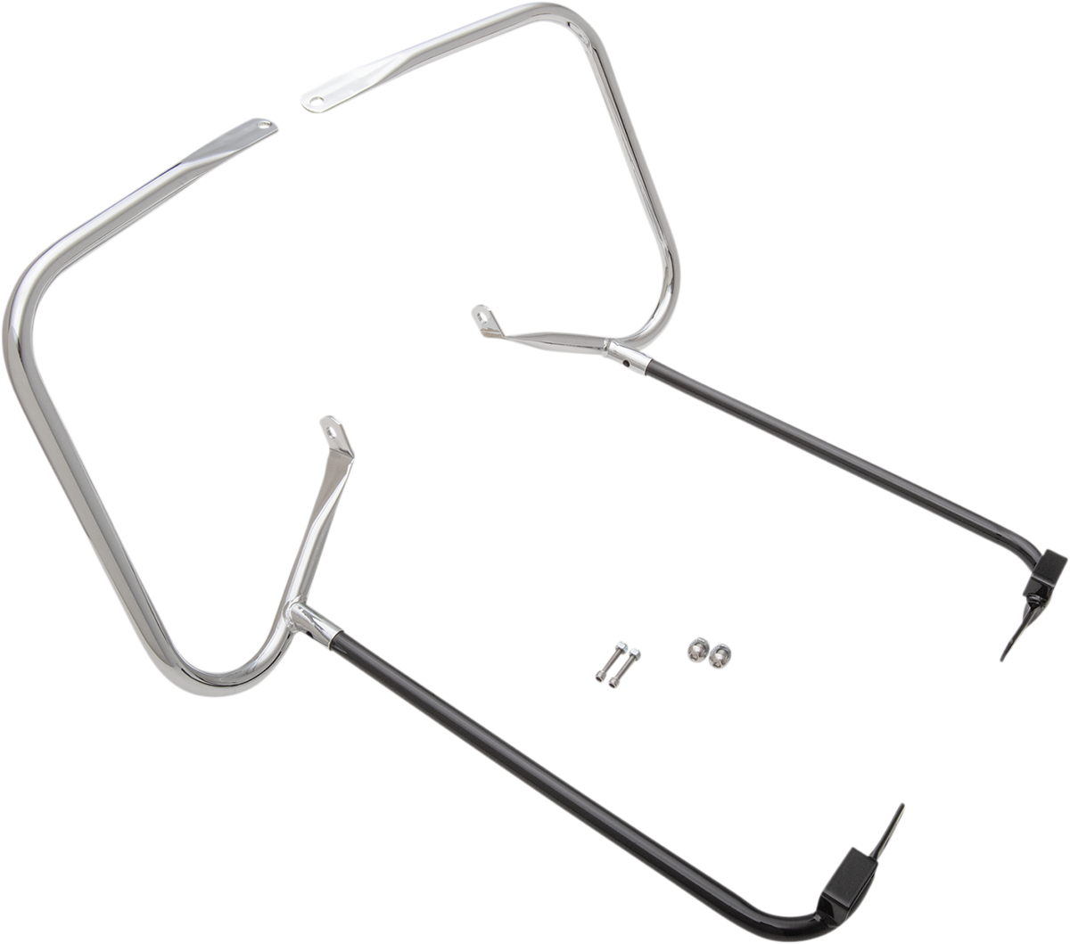 Saddlebag Support Kit - Chrome - FL \'97-\'08 FLT 1997 - 2008