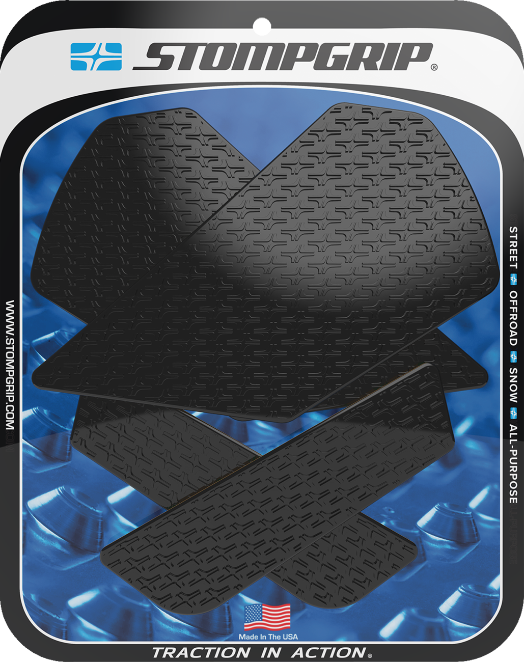 Traction Pad Tank Grips - Icon - Black - F 900 XR 2020 - 2025