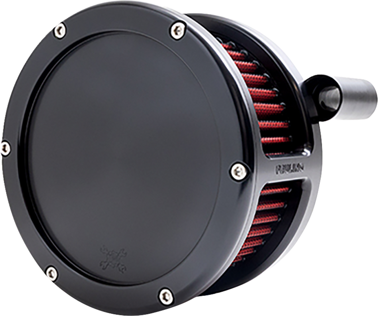 BA Air Cleaner Kit - Black with Red Filter - Twin Cam 1999 - 2017