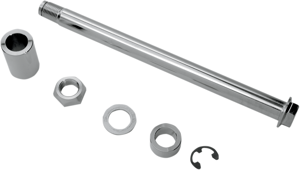 Axle Kit - Rear - Chrome - \'08-\'17 Softail 2008 - 2017