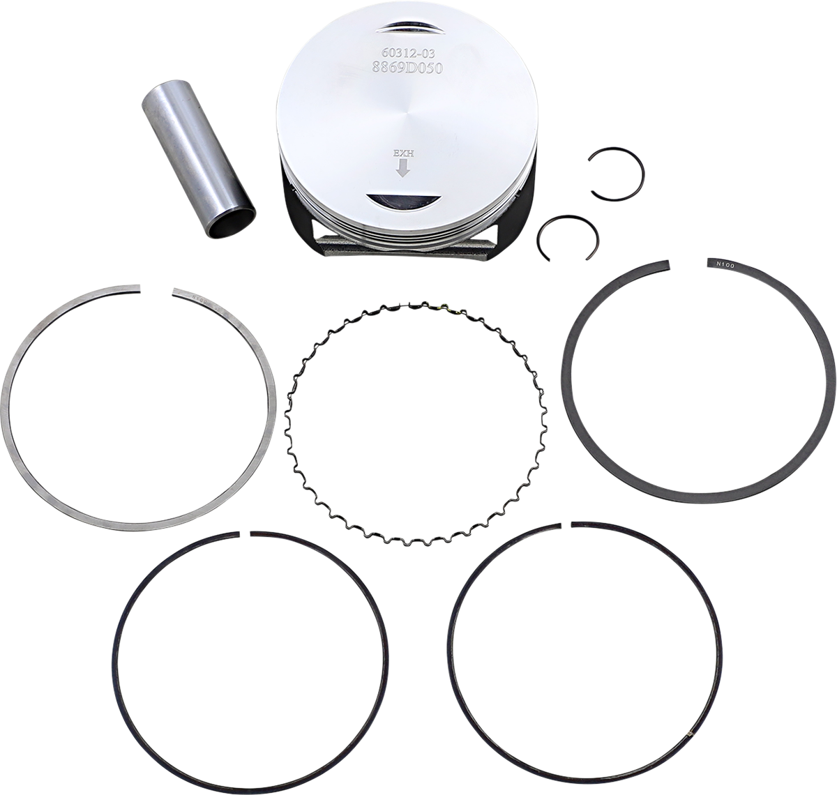 Piston Kit - 86.95 mm - Honda 2007 - 2024