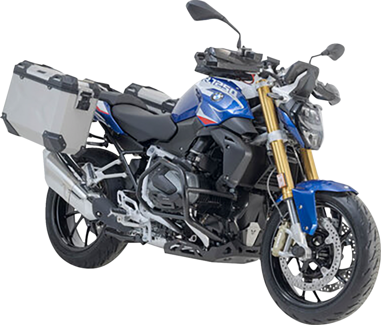 TRAX ADV Aluminum Case System - Silver - BMW R 1200/1250 R \'14-\'24 2014 - 2024