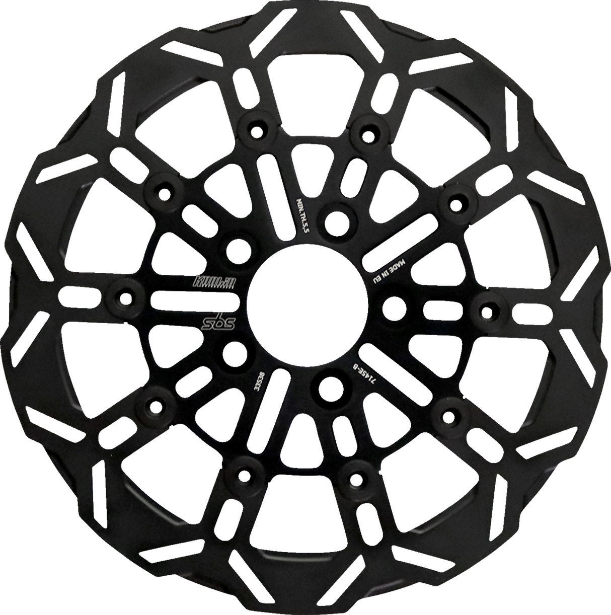 Design \"D\" 10-Spoke Brake Rotor 2018 - 2024