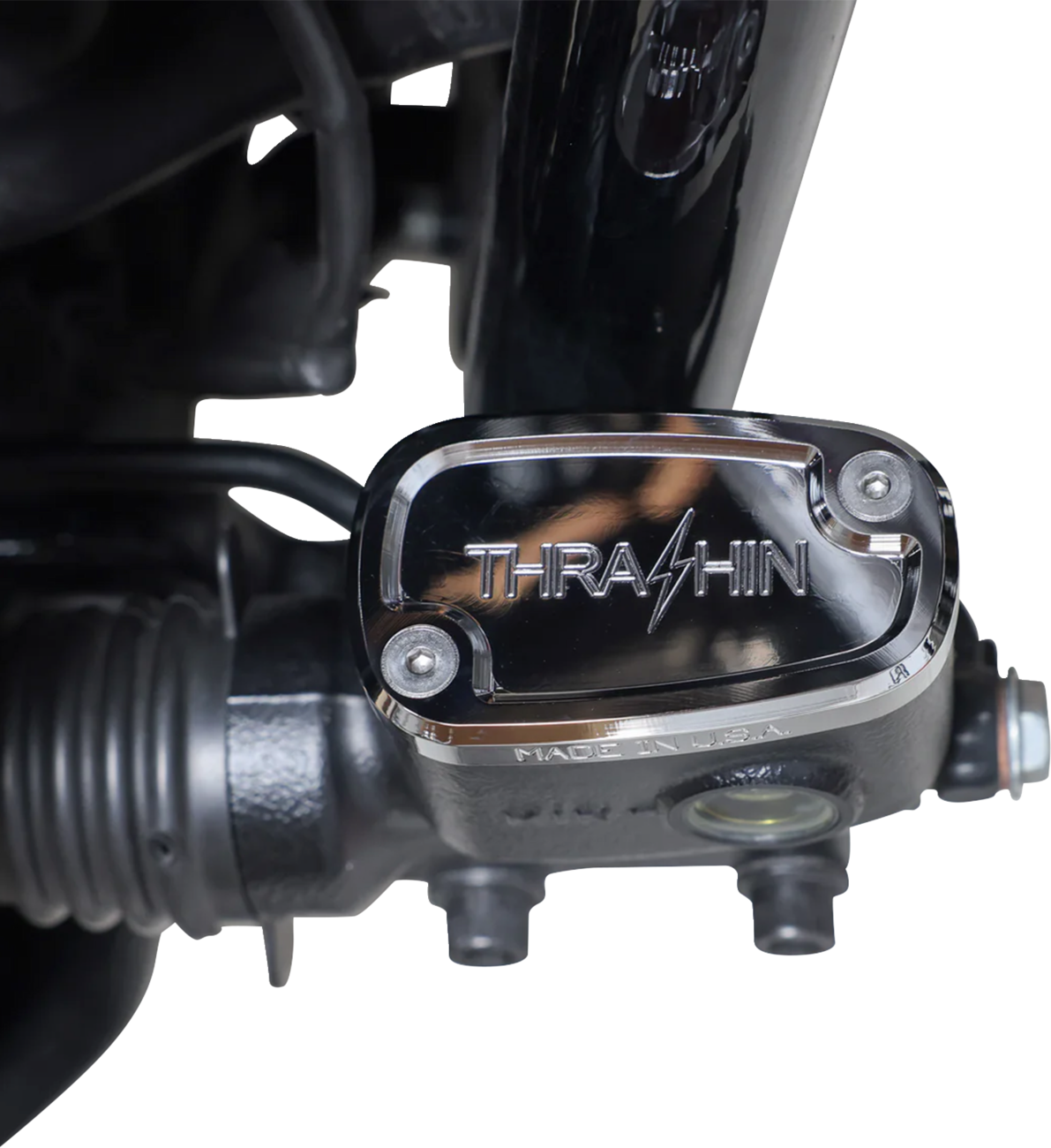 Brake Reservoir Cap - Rear - Chrome - \'18+ Softail 2020 - 2024