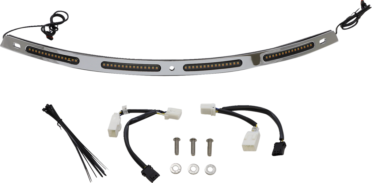 Windshield Trim - Sequential Turn Signals - Chrome 2006 - 2013