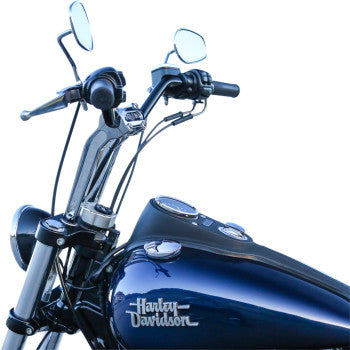 THRASHIN SUPPLY CO. 0602-1051 Handlebar Riser Risers - Pull Back - 9-1/2" - Chrome