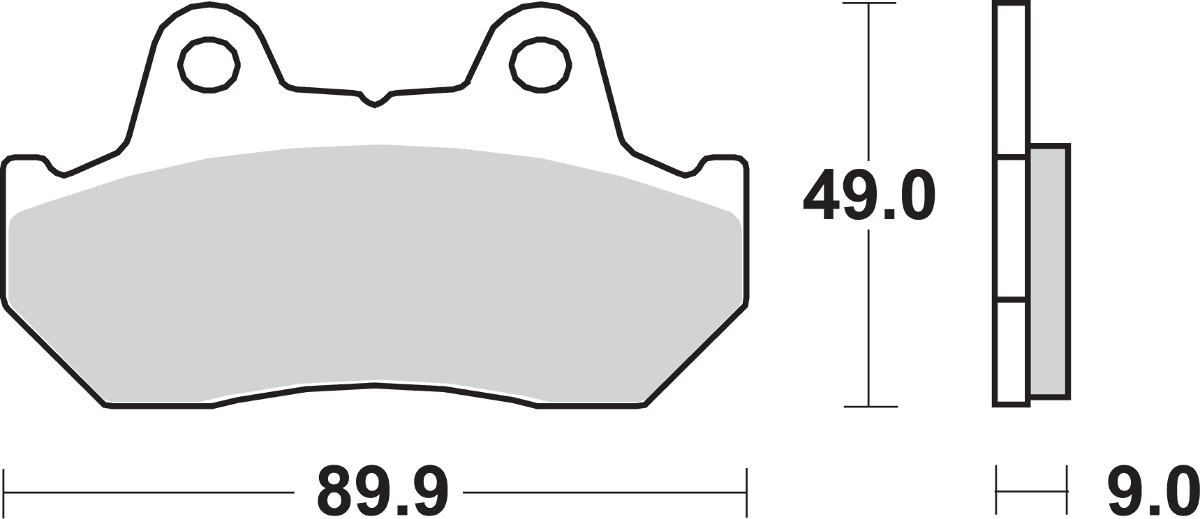 HF Brake Pads - Honda 1981 - 1993