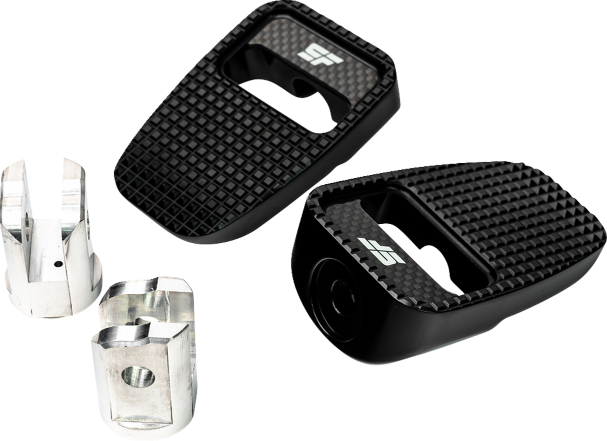 Footpegs - Black Anodized - Front 2018 - 2023