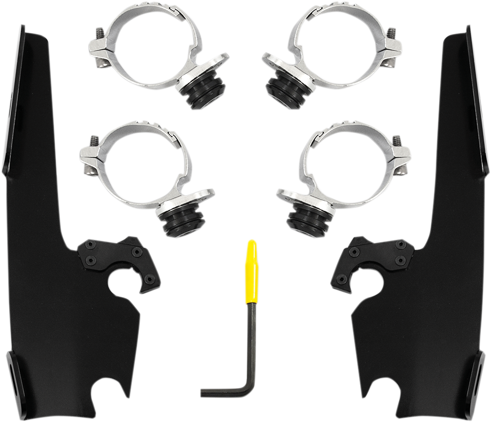 Fats/Slim Mounting Kit - Black - FXDL 2014 - 2017