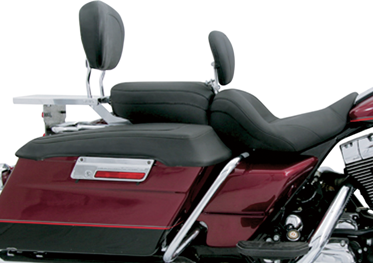 Lowdown Seat with Driver Backrest - Plain - FLHR \'97-\'07 1997 - 2007