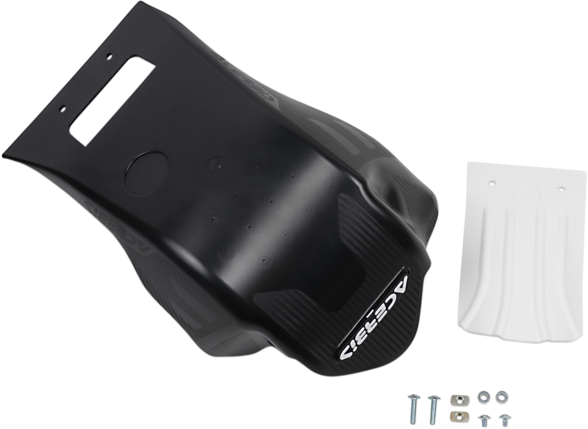 Skid Plate - Black/White - RM-Z 250 2019 - 2023