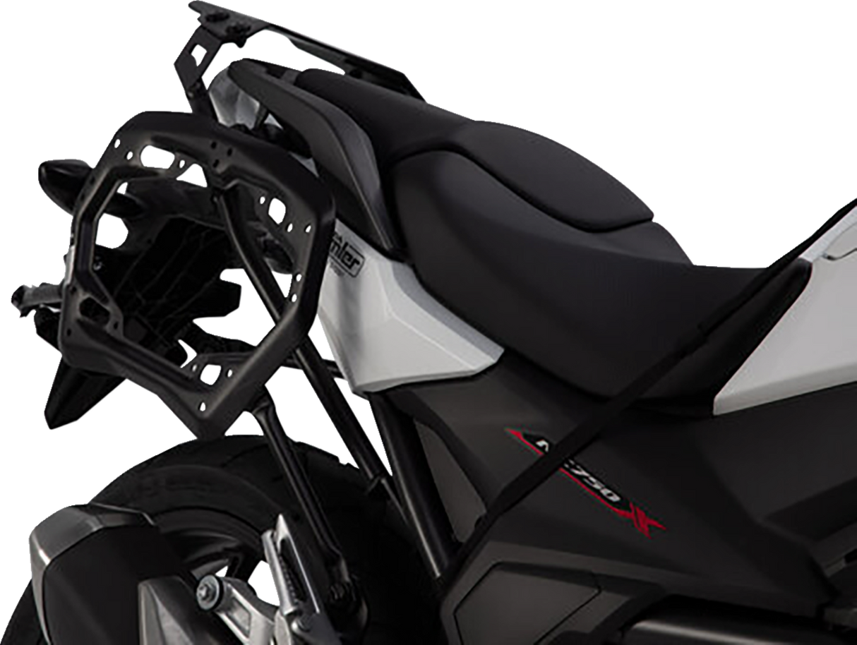 TRAX ADV Aluminum Case System - Silver - Honda NC750 \'16-\'20 2016 - 2020