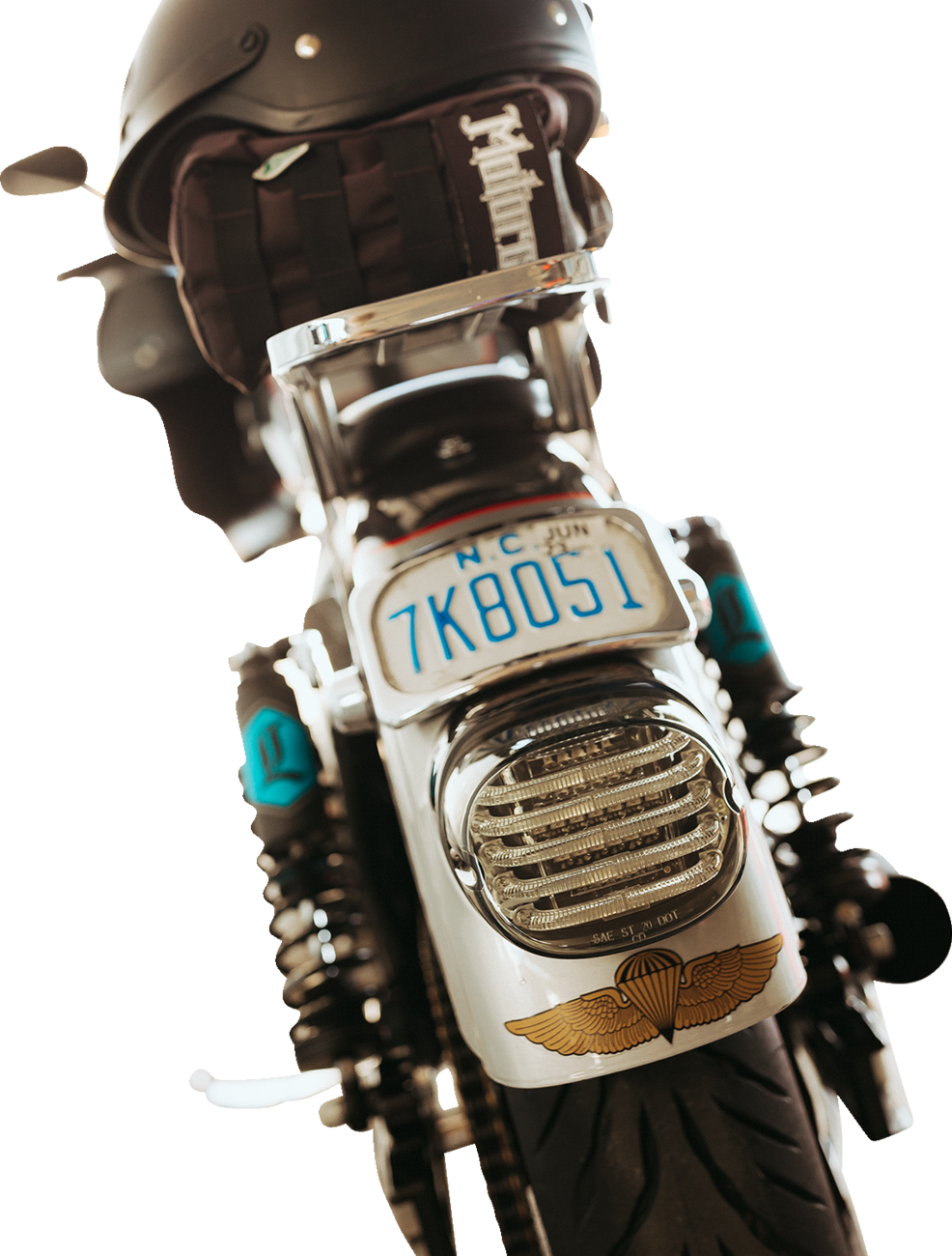 Taillight - with License Plate Illumination Window - Smoke 1988 - 2024