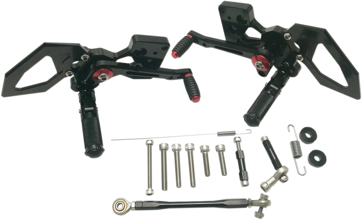 MGP Rearset - Black - Kawasaki 2016 - 2022