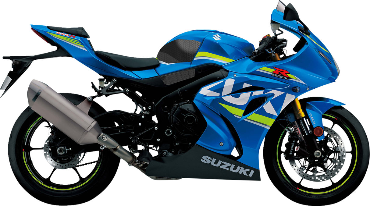 Traction Pad Tank Grips - Icon - Black - GSX-R 1000 2017 - 2022