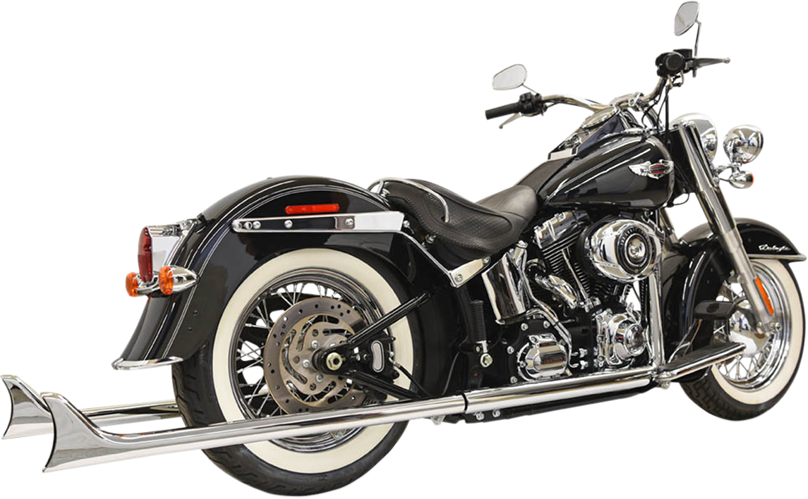Fishtail Exhaust - 39\" - Softail 2007 - 2017