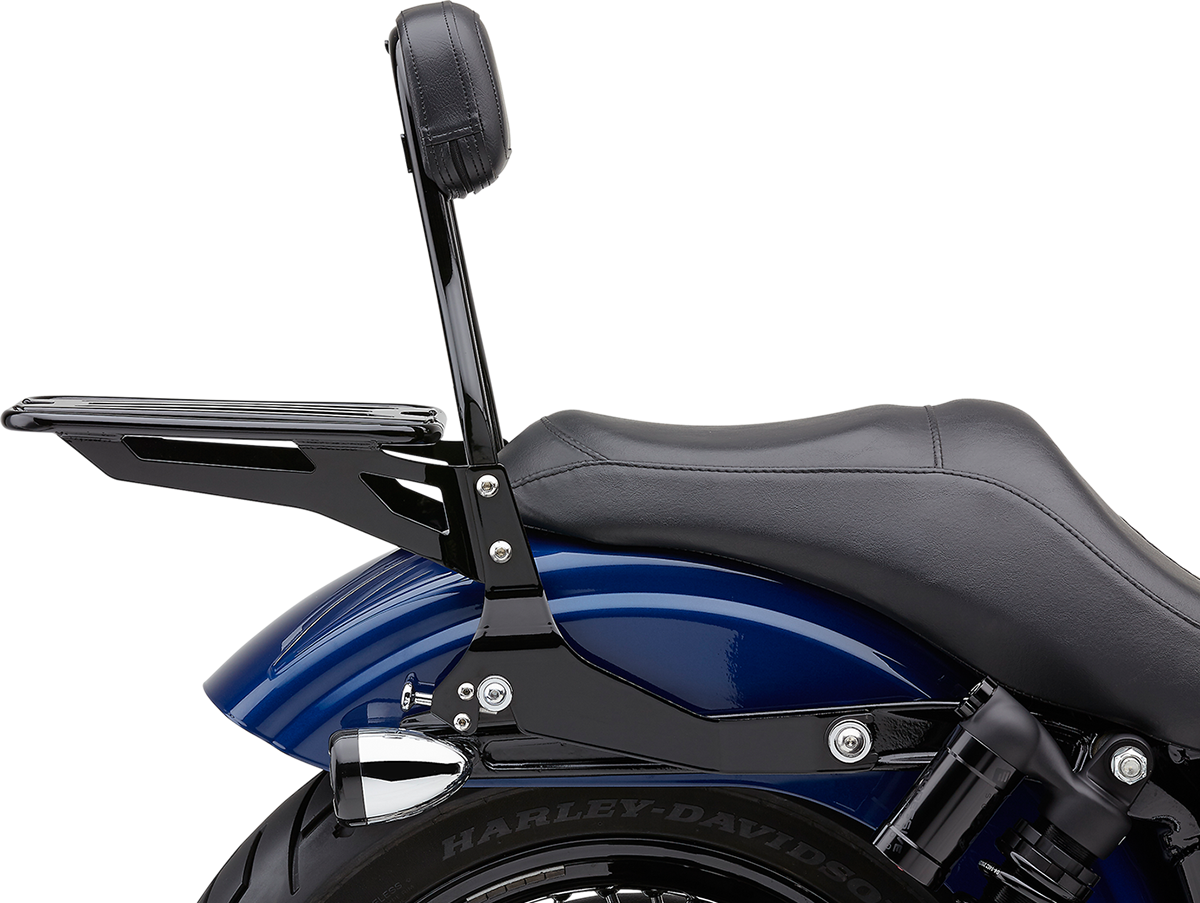Backrest Kit - 14\" - Black - Dyna 2006 - 2017