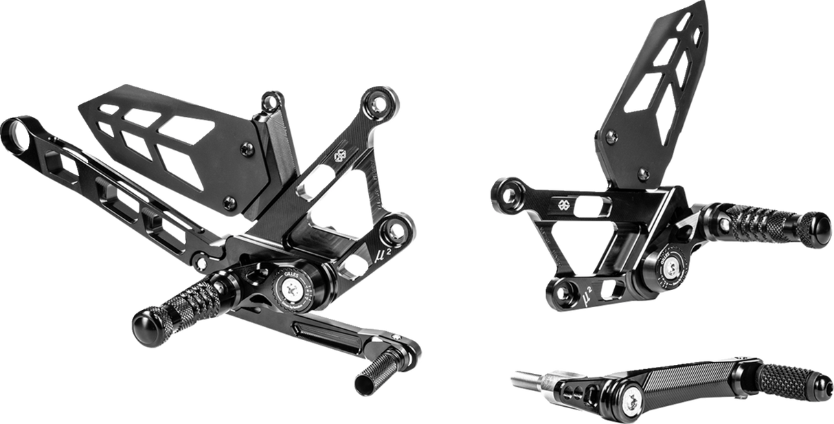 MUE2 Rearset - Black - Yamaha 2022 - 2022