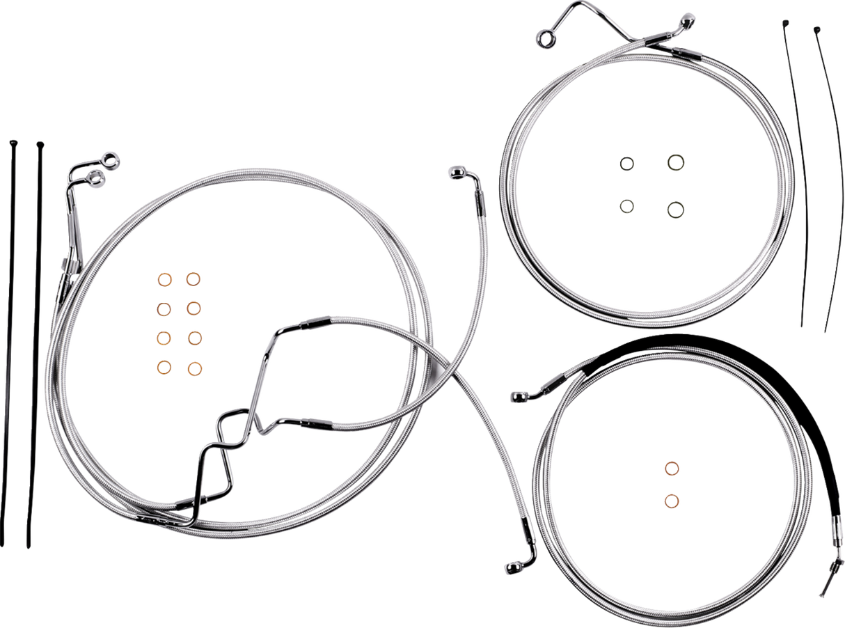 Sterling Chromite II® Designer Handlebar Installation Kit - 10\" - \'17-\'20 FLTR 2017 - 2020