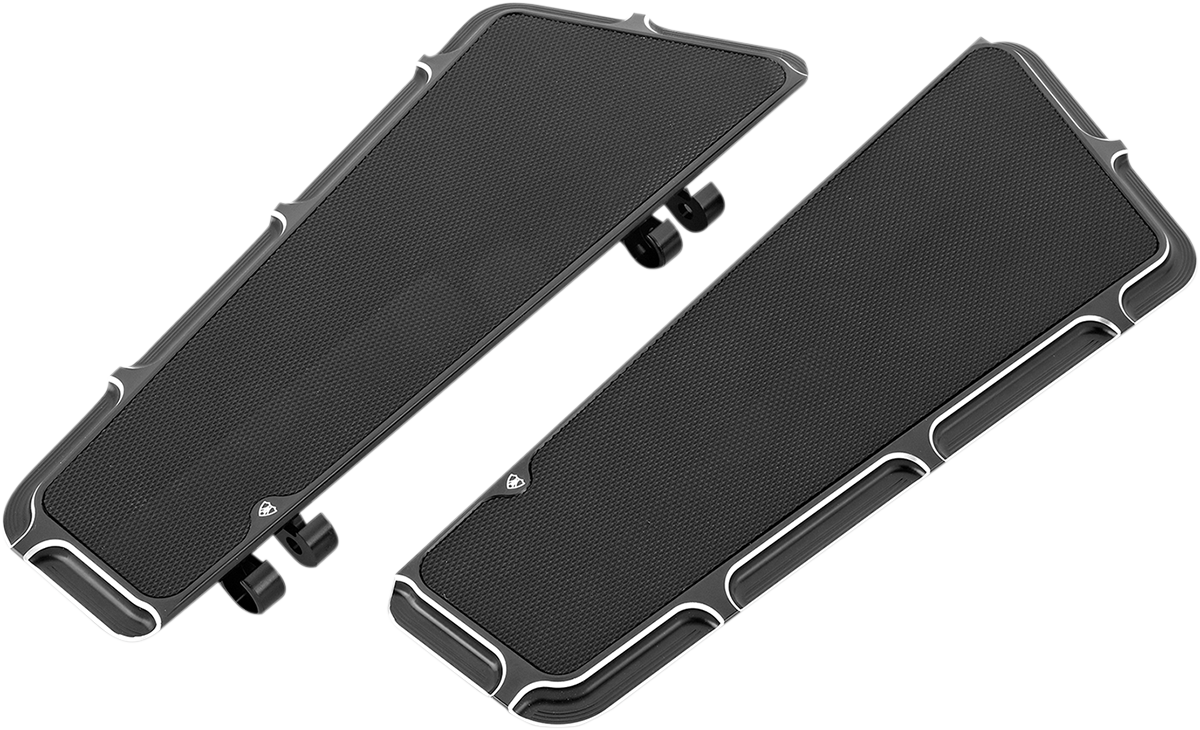 Driver Floorboards - Black - Beveled 1980 - 2022