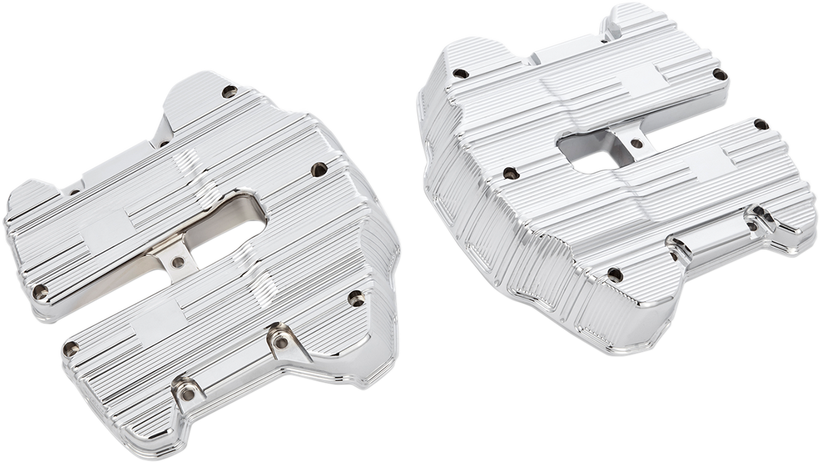 Rocker Box Covers - 10 Gauge - Chrome 2017 - 2022
