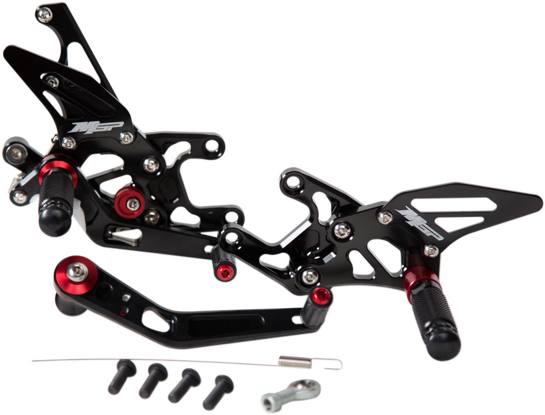 MGP Rearset - Black - Honda 2008 - 2022