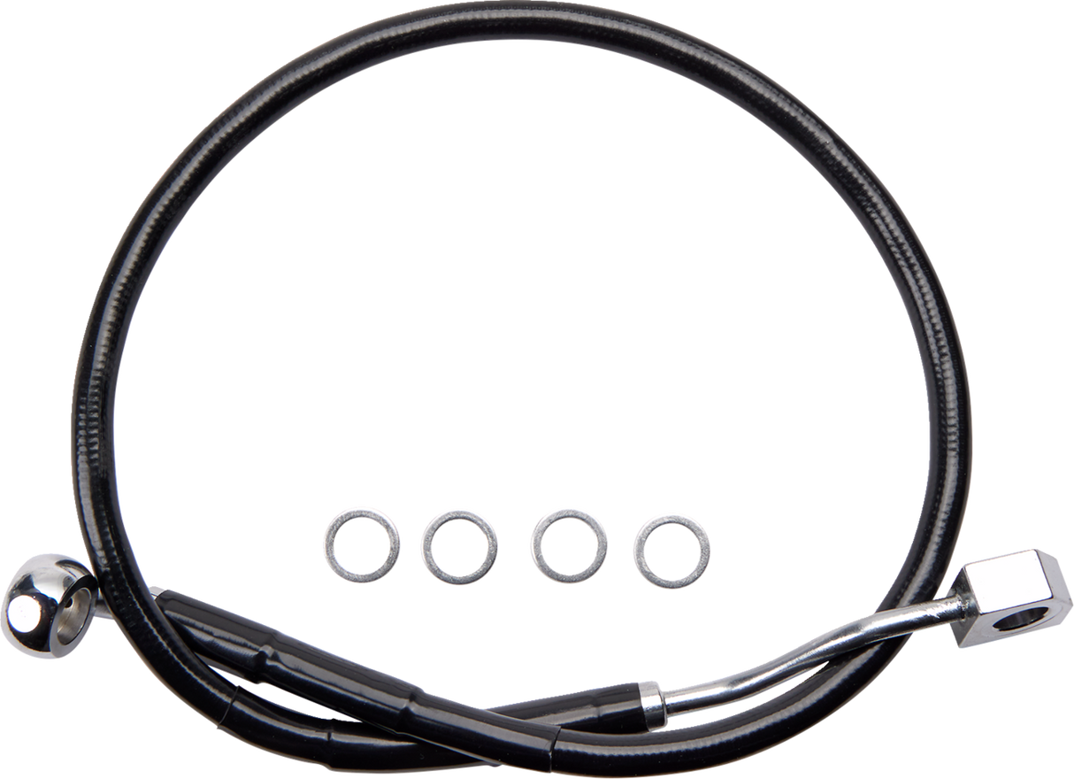 Brake Line - Rear - Master Cylinder to ABS - Black 2018 - 2023