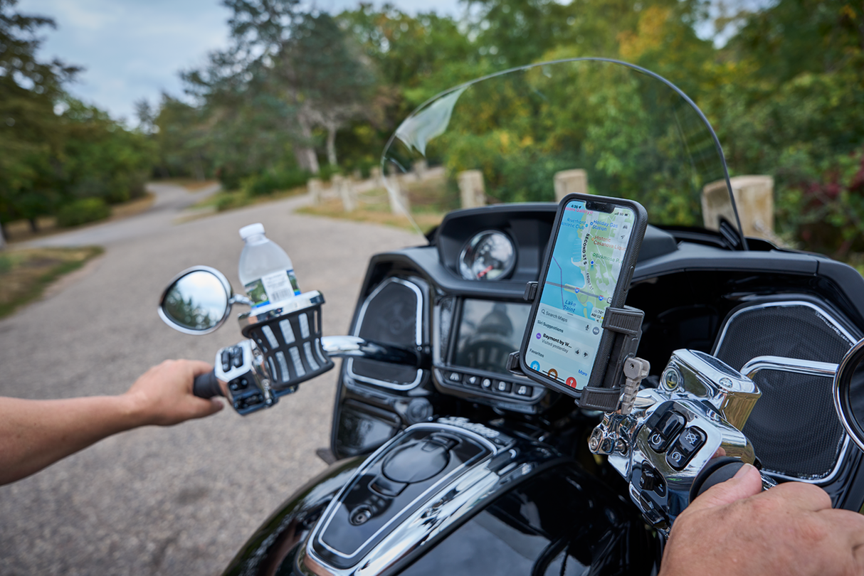 Mount - Drink Holder - Passenger Chrome/Black 2014 - 2023