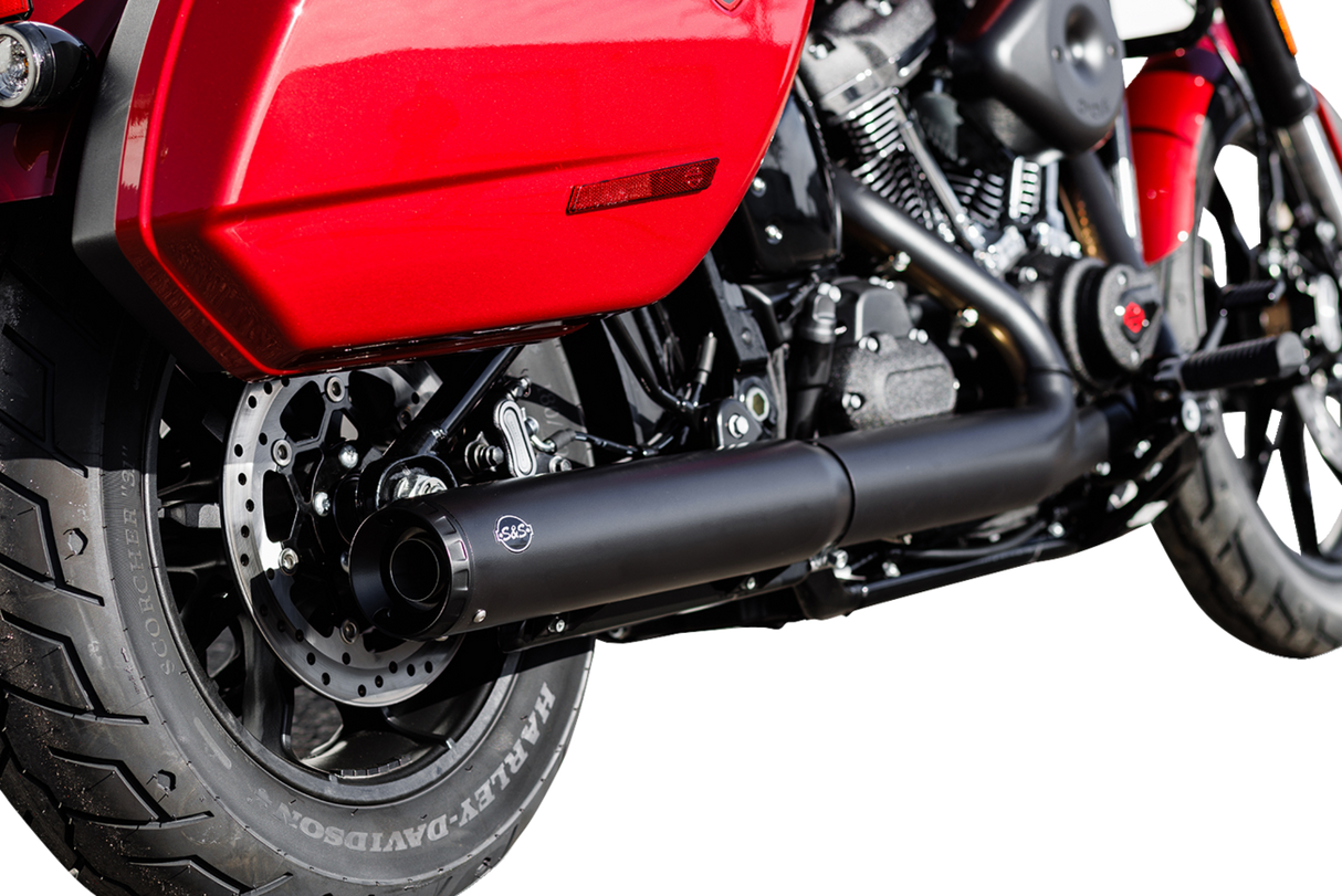 Grand National Slip-On Muffler - 50 State - 4\" Black - M8 Softail 2025 - 2025