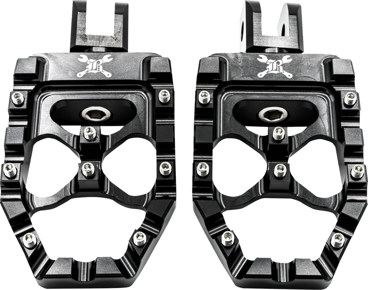 MX Evolution Driver Pegs - Black - Softail 2018 - 2024