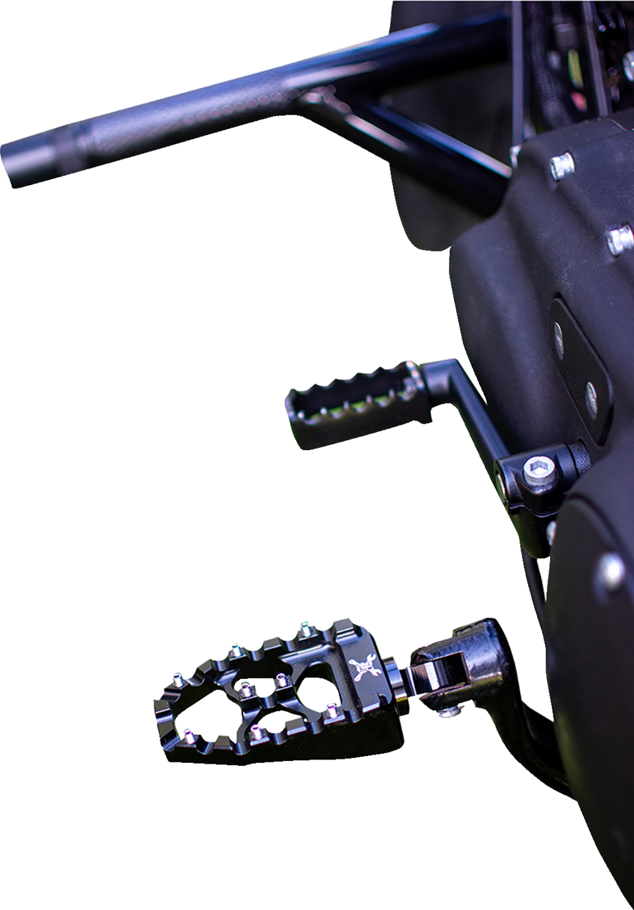 MX Evolution Driver Pegs - Black - Sportster/Dyna 1997 - 2022