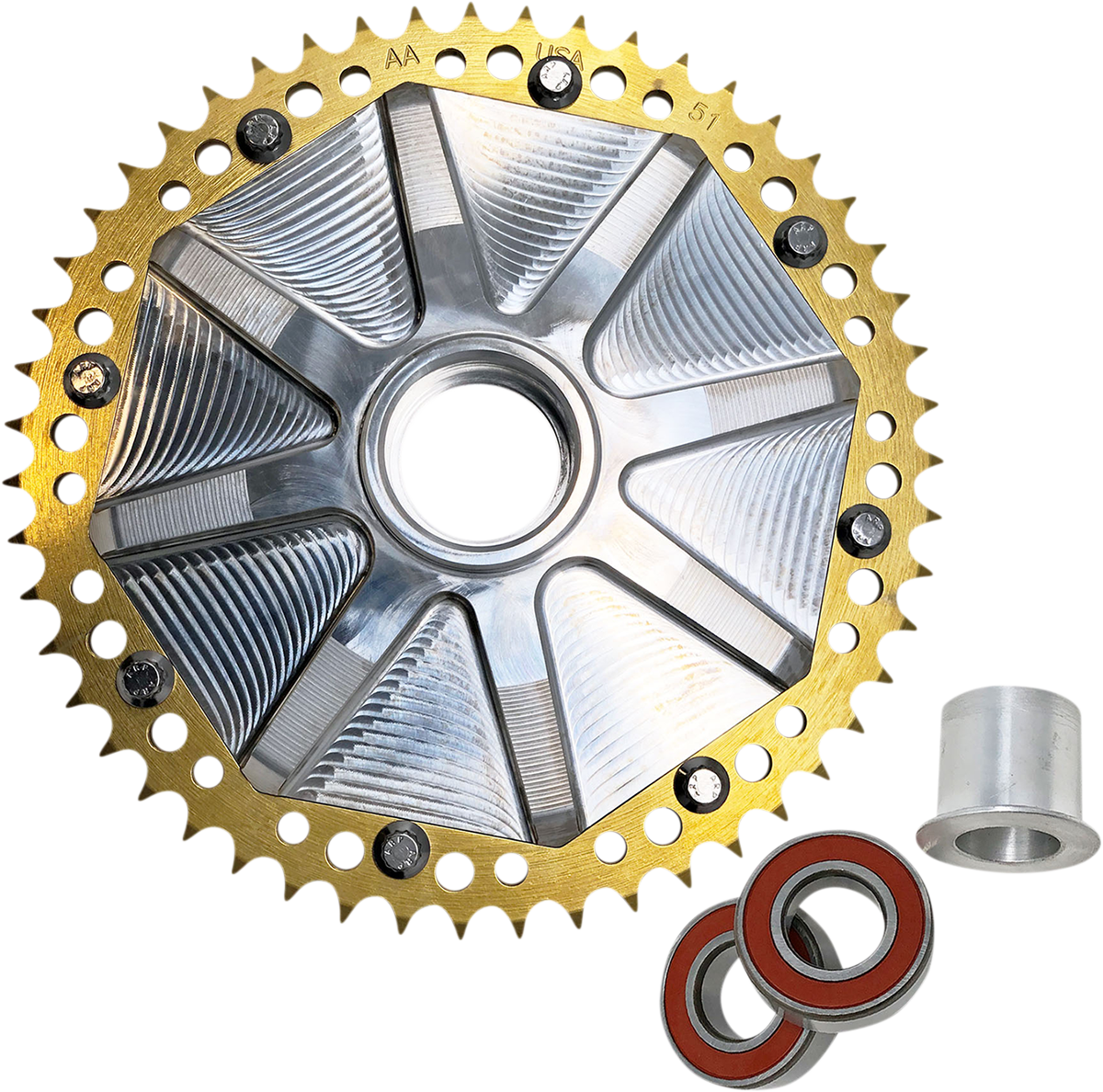 Cush Drive Sprocket - Gold - 51 Tooth 2009 - 2021