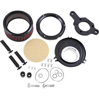 TRASK 1010-2521 Assault Charge High-Flow Air Cleaner - Gloss Black