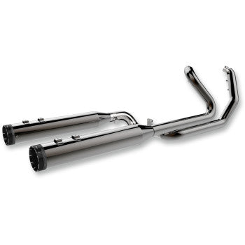 KHROME WERKS  1800-2177 2-into-2 Dominator Exhaust System with 4-1/2" Mufflers - Eclipse® - FL