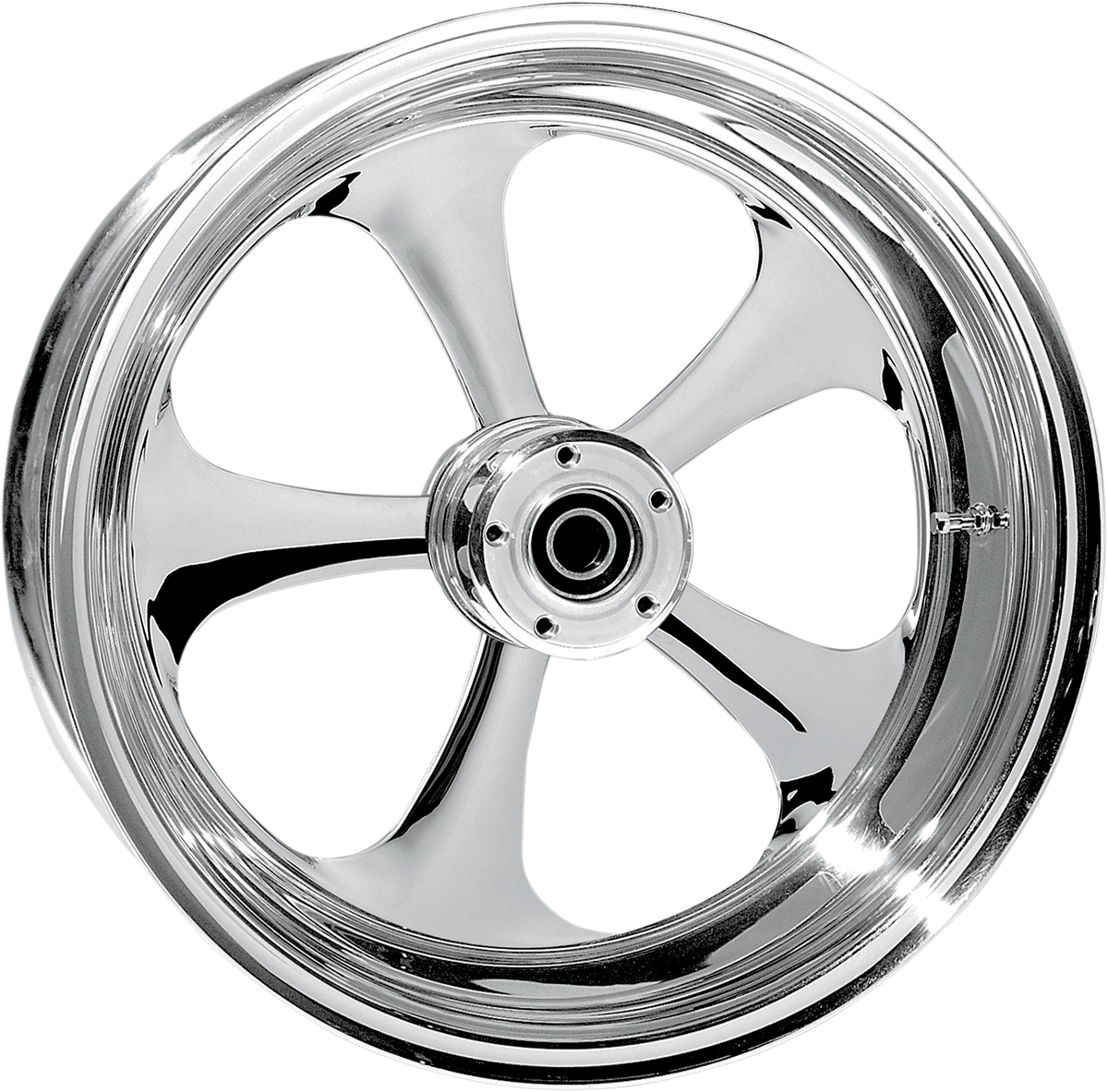 Wheel - Nitro - Rear - Single Disc/without ABS - Chrome - 16x3.5 - \'02-\'07 FLT 2002 - 2007