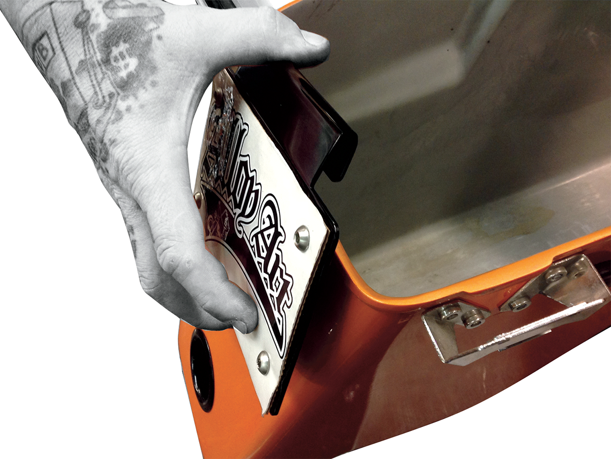 License Plate Mount - Black 1999 - 2020