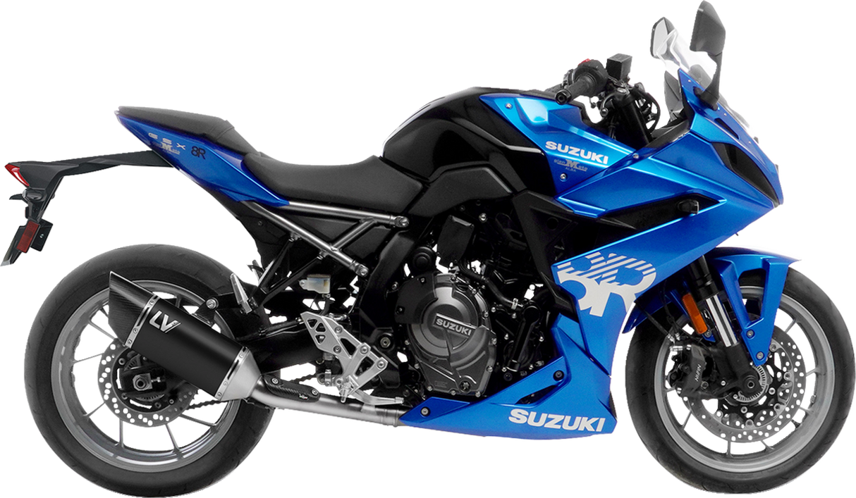 LV-14 R Exhaust System - 2-into-1 - Black Edition - GSX-8RS 2023 - 2024