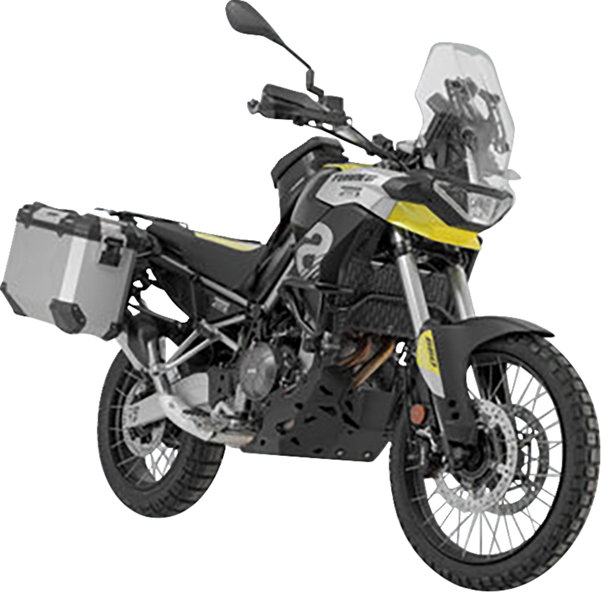 TRAX ADV Aluminum Case System - Silver - Aprilia Tuareg 660 \'22-\'24 2022 - 2024