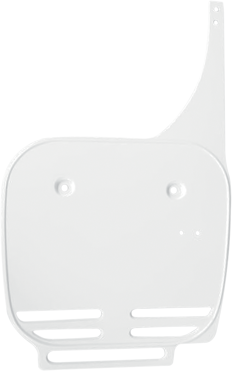 Front Number Plate - White 1984 - 2004