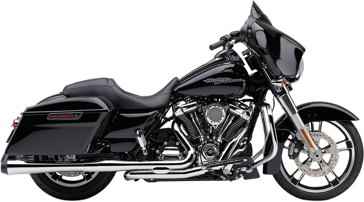 El Diablo 4\" Mufflers for FL - Chrome/Black 2017 - 2022