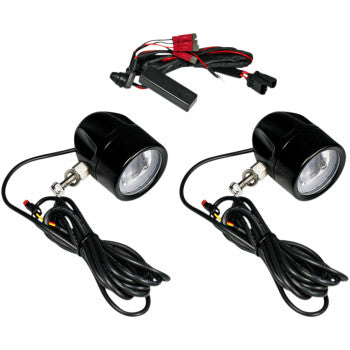 CUSTOM DYNAMICS  2001-2207 ProBEAM® LED Halo Fog Lamps LED Fog Light - Universal - Black