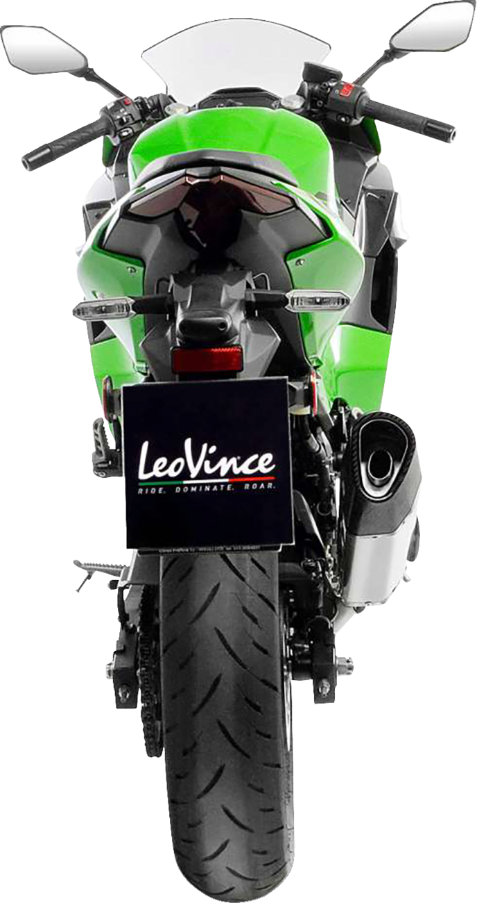 LV-14 R Slip-On Muffler - Stainless Steel - Z/Ninja 400/500 2024 - 2025