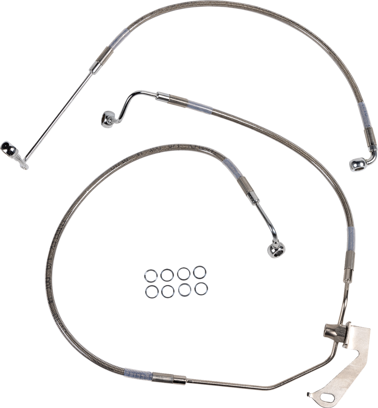 Brake Line - Rear - Non-ABS - Stainless Steel 2009 - 2013