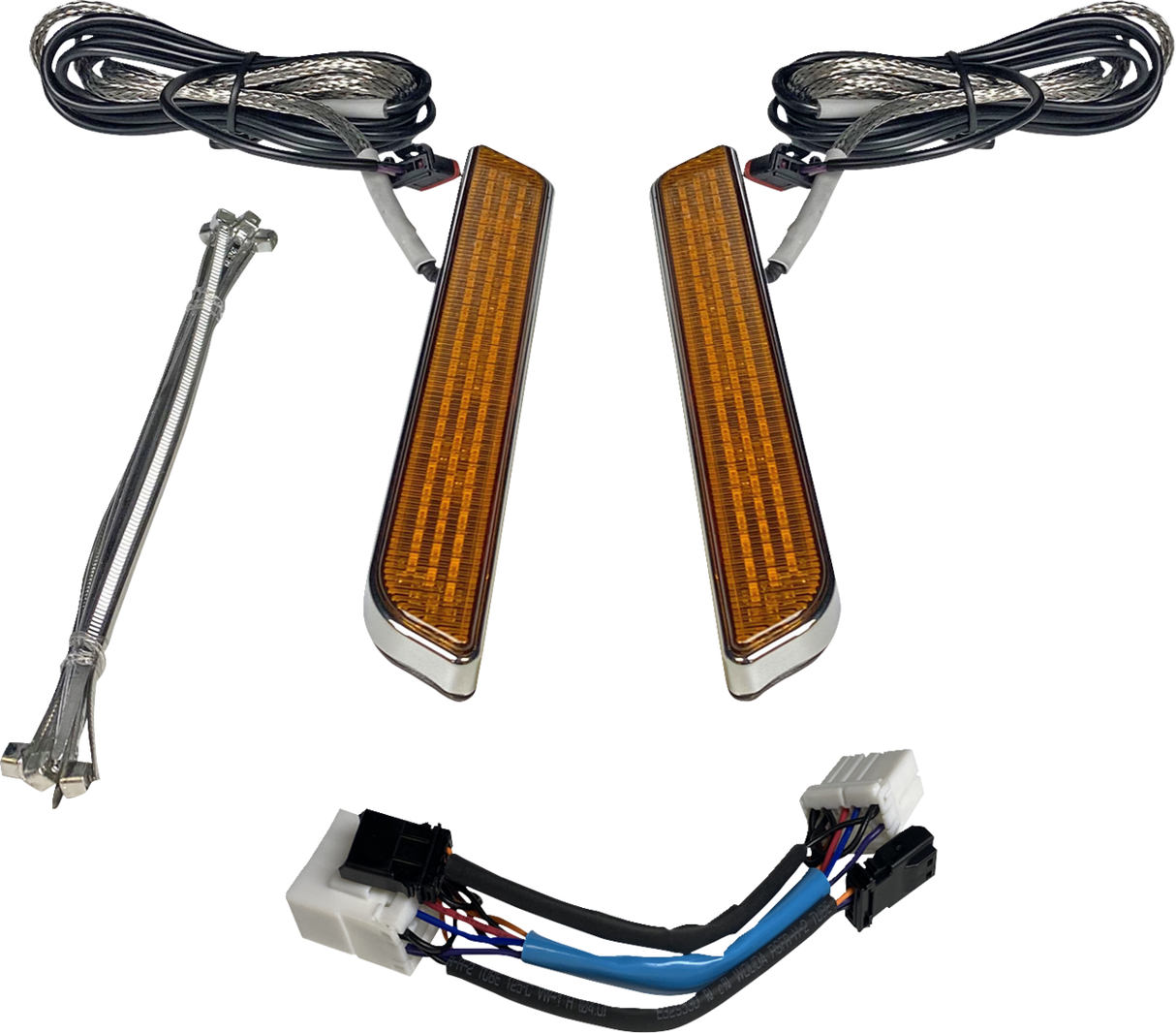LED Fork Light - Amber - Chrome 1996 - 2017