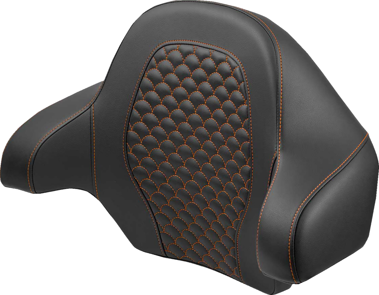 Tour Pak - Dragon Scale - Orange Stitch - FLH/FLT \'14-\'24 2014 - 2024