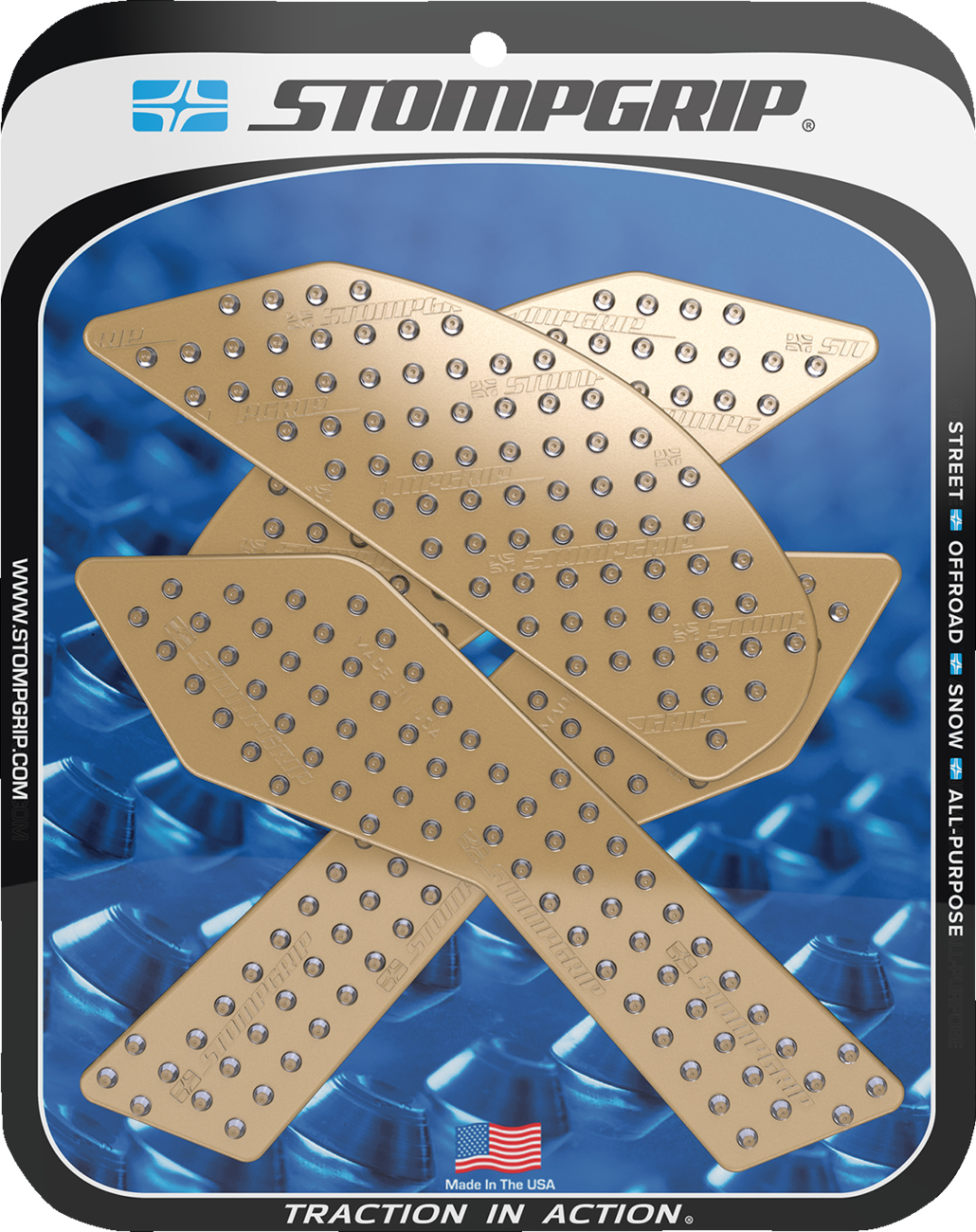 Traction Pad Tank Grips - Volcano - Clear - Z 900 2017 - 2024